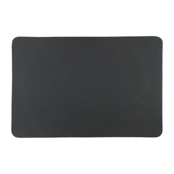 Heat Resistant Mat for Air Fryer Site on, Thick Silicone Mats for Kitchen Counter, Countertop Protector, No-slip (Black)