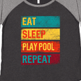 thumbnail image 4 of Inktastic Billiards Eat Sleep Play Pool Repeat Women's Plus Size T-Shirt, 4 of 5
