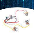 thumbnail image 4 of Bass Control Potentiometer Bass Potentiometer Controller Bass Volume Potentiometer Bass Potentiometer Wiring Harness 500K Tone Volume Controller Instrument Accessory, 4 of 8