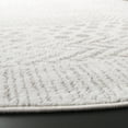 thumbnail image 3 of SAFAVIEH Pyramid Donelle Geometric Area Rug, Ivory/Grey, 4' x 4' Round, 3 of 7
