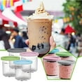 thumbnail image 2 of vasos para helado de 4 pintas, recipientes para helado con tapa para Ninja Creami Pints, accesorios de cocina seguros y a prueba de fugas para máquinas de helado NC301, NC300 y NC299AMZ., 2 of 5