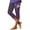 522_Purple, variant on Jxximdong Leggings for Women Women's Fashion Casual Floral Print High Waist Elastic Capri Pants Leggings Black M Yoga Pants