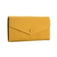 thumbnail image 1 of Cartera de mujer moderna con ranuras para tarjetas, monedero, organizador de tarjetas, bolso de mano de PU Amarillo, 1 of 9