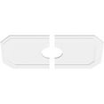thumbnail image 4 of Ekena Millwork CMP36X18ED2-06000 6 in. ID x 12.5 in. Rectangle Emerald Architectural Grade PVC Contemporary Ceiling Medallion - 2 Piece, 4 of 4