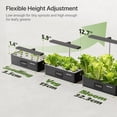 thumbnail image 3 of Suncoze 12 Pod Hydroponic Growing System, Indoor Herb Garden with 24W LED Grow Light, 4L Water Tank, Black, 3 of 10