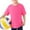 Z03-Pink, variant on LRen Boys Rash Guard Swim Shirts Short Sleeve Athletic Shirts Quick Sun Swimwear Youth Kids Rashguard Water Shirt for Beach Surfing Outwear