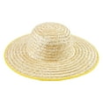 thumbnail image 2 of Eosunjian Straw Hat Breathable Big-brimmed Convenient Anti-UV Sunproof Sunshade Hat for Fishing, 2 of 13
