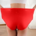 thumbnail image 4 of Xijirk Panties for Women,Plus Size High Waisted Underwear Full Coverage Briefs Soft Comfortable Postpartum Panties for Daily Wear,Womens Underwear,Red,L, 4 of 4