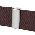 thumbnail image 4 of Buyless Fashion Bretelles en Cuir 2 Pack pour Hommes - 48 Pouces Sangles Élastiques Réglables 1 Pouces - Forme Y, 4 of 7