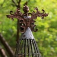 thumbnail image 4 of Attraction Design Antiqued Praying Metal Garden Angel Statue with Hooks, Indoor Outdoor Angel Yard Art Decor Lawn Patio Decorations Holiday Decor Garden Gift Idea for Christmas, 18’’H, 4 of 7