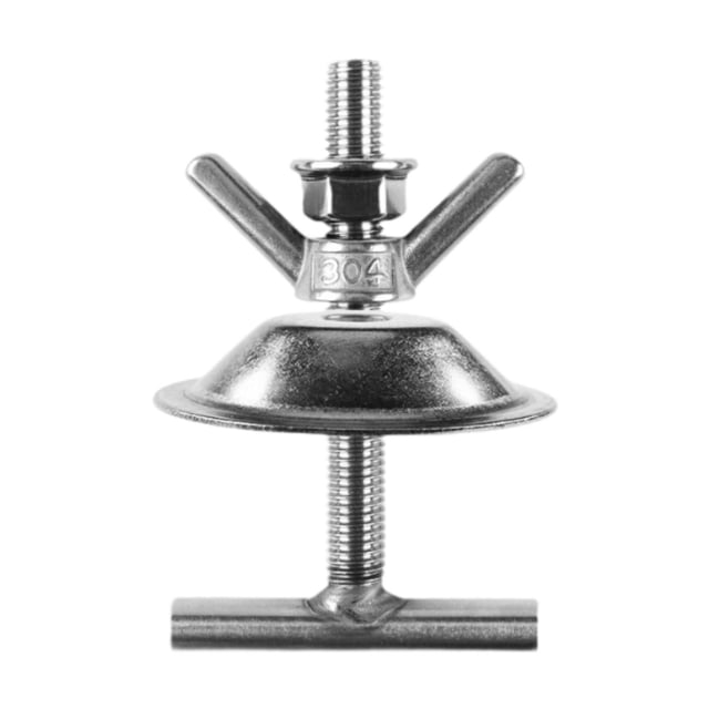 Base para sombrilla Zulema Acero inoxidable ajustable para césped