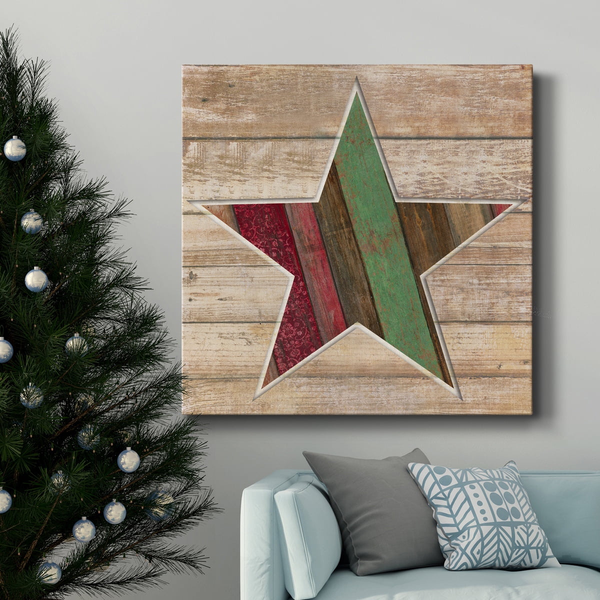 Home For Christmas - Premium Gallery Wrapped Canvas - Ready to Hang