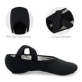 thumbnail image 2 of Zapatos de ballet So Danca negro adulto talla numérica mediana 3, 2 of 5