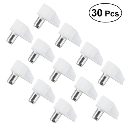 GOOHOCHY  30 PCS Plastic Shelves Bookcase Shelf Support Bracket-style