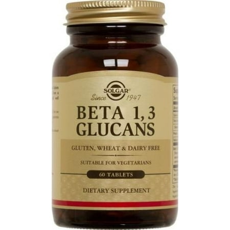 Solgar Beta 1 3 Glucans 60 Tablets (Best Source Of Beta Glucan)