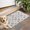 White Halloween Skull, variant on Autumn Halloween Scene Pattern Door Rugs,Washable Non Slip Door Mats Indoor,Decorative Door Mats,Entry Mat Indoor for Entrance,Bedroom,Kitchen,Bathroom,17"x30"