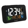 thumbnail image 5 of La Crosse Technology Color LED Alarm Clock with USB charging port, Black, 617-1485B, 5 of 7