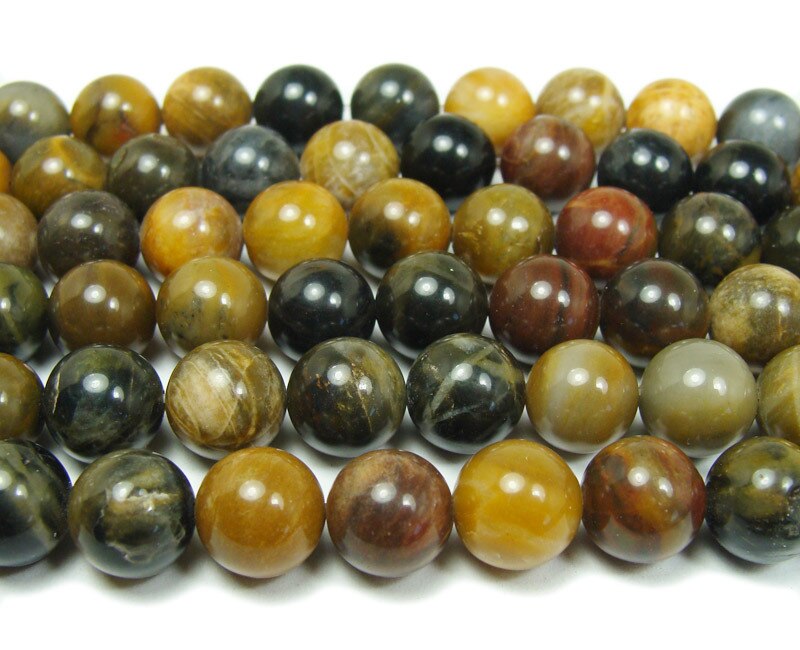 12mm 15.5 inches Petrified wood agate round beads Genuine Natural