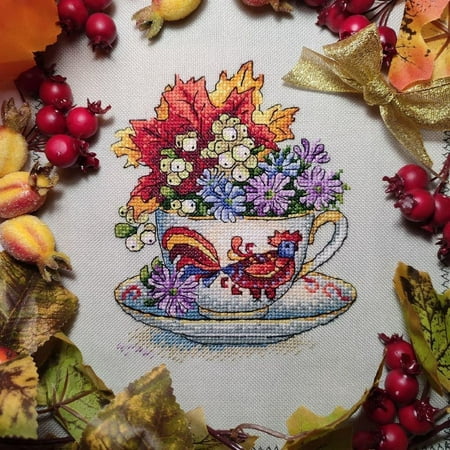 UPC: 4627167305906 | Autumn Taste SM-604 Counted Cross-Stitch Kit