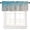 Sea, variant on Summer Lemon Curtains Valance for Windows Watercolor Plant Fruit Art,Roman Shades Curtains & Drapes Rustic Fresh Flower Leaf Aesthetic Rod Pocket Valances Kitchen Window Curtains Over Sink 54x18in