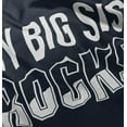 thumbnail image 5 of Big Sis Rocks Younger Little Sister Toddler Boy Girl T Shirt Infant Toddler Brisco Brands 4T, 5 of 6