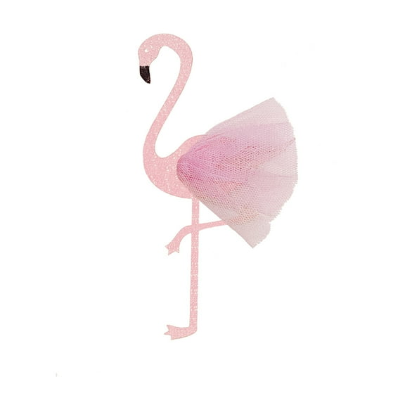 DEMACRIO Ballet Cake Decoration Pink Paper 12Pcs 5.9x1.2in