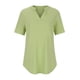 thumbnail image 5 of Mujeres sueltas casual manga corta cuello pico sólido casual blusa camiseta túnica tops Fridja  zx4133, 5 of 9