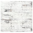 thumbnail image 2 of SAFAVIEH Amelia Topher Abstract Area Rug, Ivory/Gray, 6'7" x 6'7" Square, 2 of 13