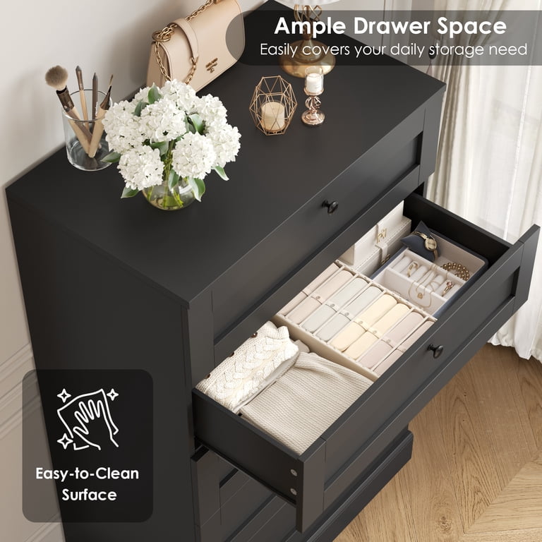 living spaces black dresser Black Turtleneck Swing Dress  Audrey Leighton Paris