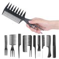 thumbnail image 1 of 10pcs / Set Professional Hair Styling Combs Salon Barber Combs for Different Functions, 1 of 4