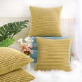 thumbnail image 5 of Unique Bargains 4-Pack Decoratiove Throw Cushion Pillow Covers Yellow 20" x 20", 5 of 8