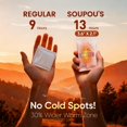 thumbnail image 3 of Calentadores de manos desechables Soupou, 30 piezas, calor por 13 h, 3 of 8