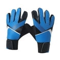 thumbnail image 4 of lacooooppia Goalkeeper Gloves Finger Protection for Kids Football Gloves for Goalkeeping Blue Size 7, 4 of 8