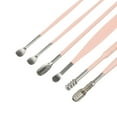 thumbnail image 6 of Unique Bargains 6 Pcs Stainless Steel Ear Cleansing Tool Set with Faux Leather Packaging Pink, 6 of 7