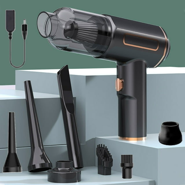 TIMIFIS Air Pump Car Mounted Vacuum Cleaner Wireless Handheld Vacuum Cleaner Dry and Wet 9000Pa High Power and High Suction Vacuum Cleaner for Household Office and Car Use