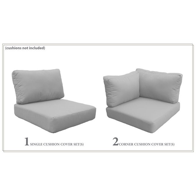 TK Classics Ensemble de Housses en Gris pour FLORENCE-03c
