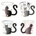thumbnail image 4 of Bangcool Glass Cup Cartoon Cat Tail Handle Milk Glass Cup Tea Mug Coffee Mug, 4 of 6