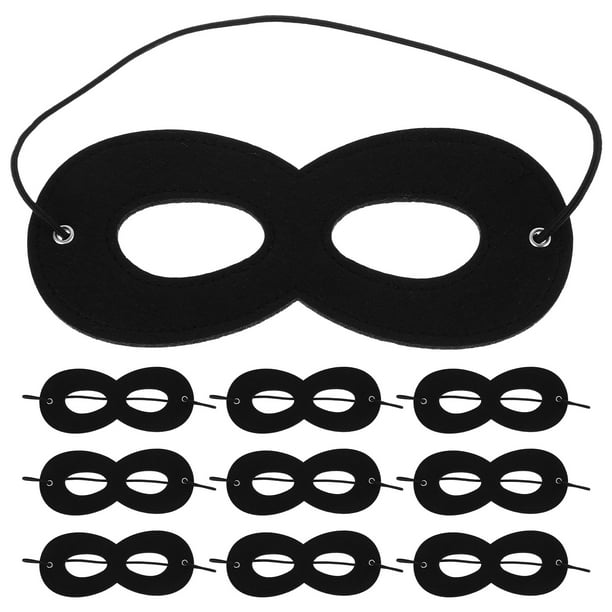 10 Uds. Máscaras de ojos de superhéroe para niños, accesorios de disfraces de fieltro para fiestas de cumpleaños temáticas, accesorios divertidos de superhéroe para disfraces, máscara de cosplay