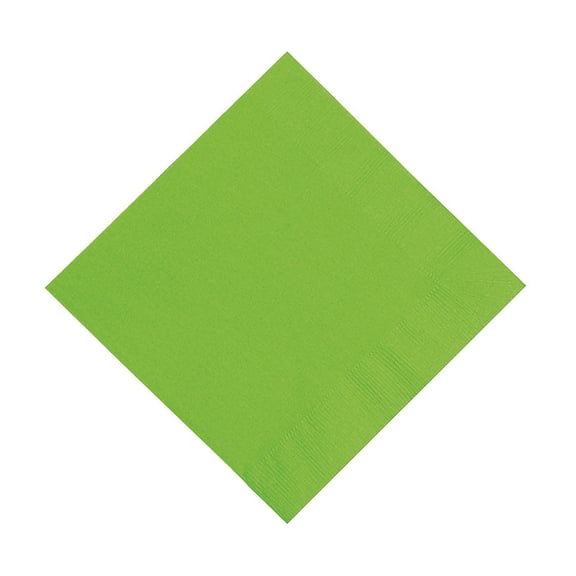 Lime 12 7/8" Paper Napkins 50Pc - Party Supplies - 50 Pieces