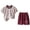 Wine, variant on Splozh Toddler Boy Clothes 1-12 Years Summer Outfits Short Sleeve Shirt Shorts Baby Boy Casual Clothes,Navy,11-12 Years