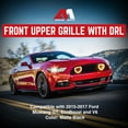 thumbnail image 2 of AMERICAN MODIFIED Grille pour Ford Mustang EcoBoost 15-17, GT, V6, Mat, 2 of 12