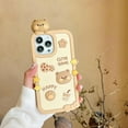 thumbnail image 2 of 3D Cute Bear Case for iPhone 15 Pro Max,Cartoon Kawaii Bubble Boba Milk Tea Bear Kids Teens Girls Women Character Soft Silicone Case for iPhone 15 Pro Max 6.7 inch 2023, 2 of 14