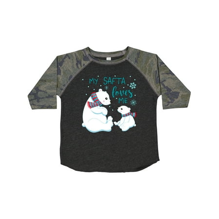 

Inktastic My Safta Loves Me- Cute Polar Bears Gift Toddler Boy or Toddler Girl T-Shirt