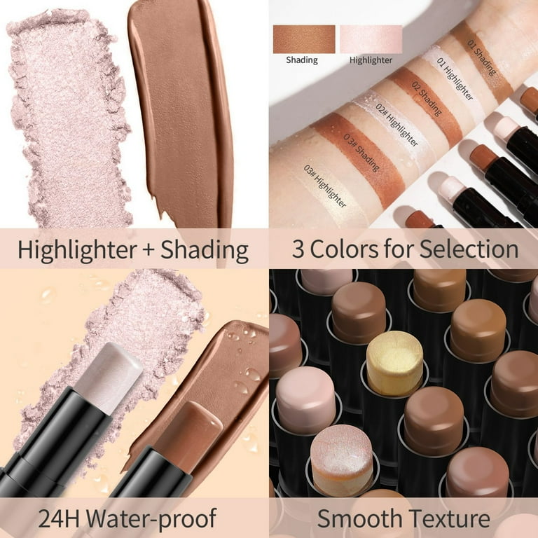 Color Corrector Highlighter Contour Stick Nose Shadow Cream for Makeup Tool