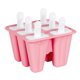 thumbnail image 3 of Matsuzay Moldes de silicona para paletas de grado alimenticio de 6 cavidades, molde para paletas de silicona para cocina DIY, fabricante de helados Cocina y Comedor Rosado Matsuzay HA000007-02B, 3 of 6