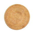 thumbnail image 3 of yotijay 2xRattan Coaster Plate Pad Drink Coaster for Dining Table Coffee Cup Coutertop, 3 of 9