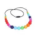 thumbnail image 4 of Baby Chewing Necklace, Adjustable Healthy Silicone Baby Teether Comfortable Wear Nylon Rope For Teeth Growth, 4 of 8
