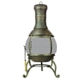 thumbnail image 1 of Deckmate Corona Foyer Extérieur en Acier Chimenea de 3 Pi de Hauteur Modèle 28063, 1 of 5