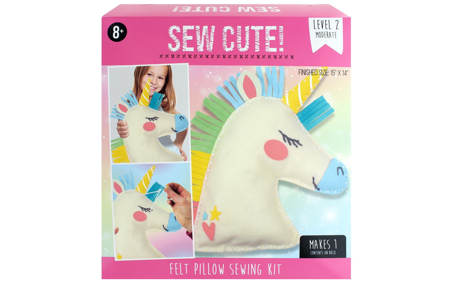 Colorbok Kit Sew Cute Felt Pillow Unicorn