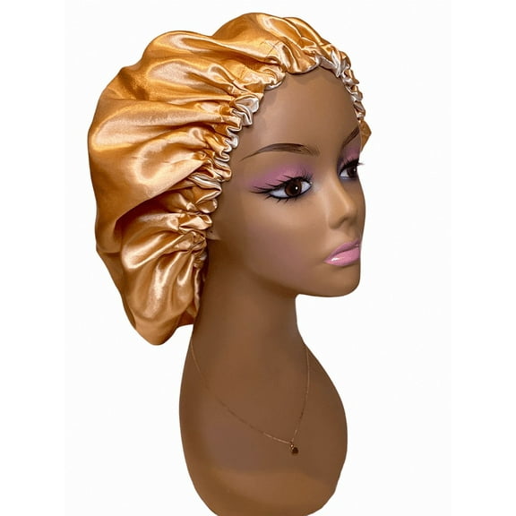 Sleepylux Luxury Satin Silk Women Customizable Sleeping Cap Hair Bonnet